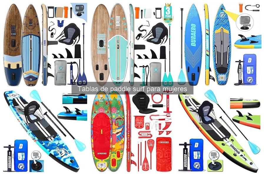 Equipamiento Adicional para Mujeres en Paddle Surf
