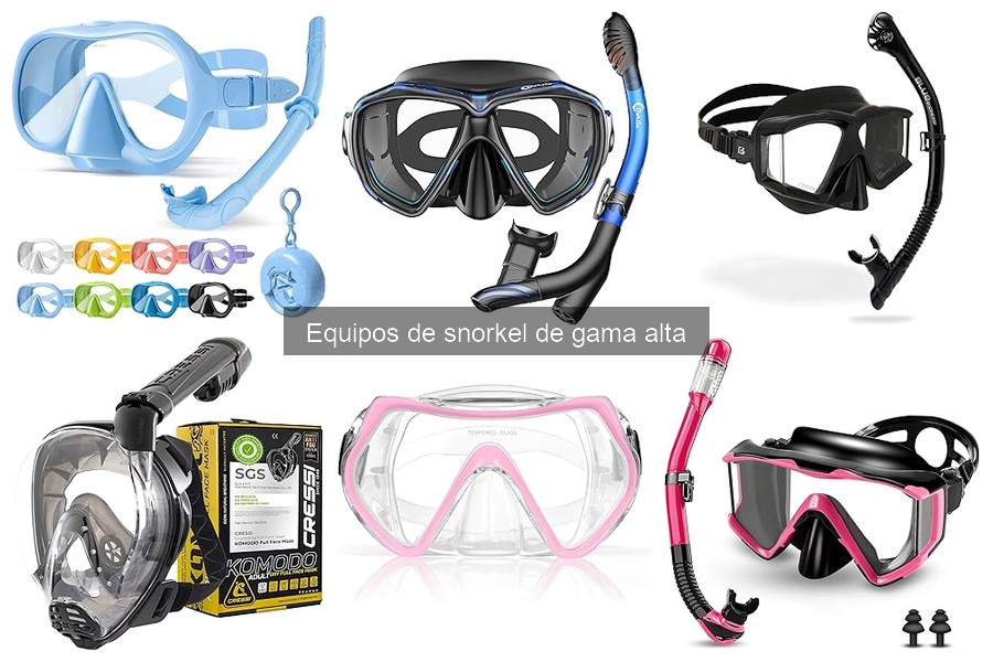 Equipos de snorkel recomendados para principiantes