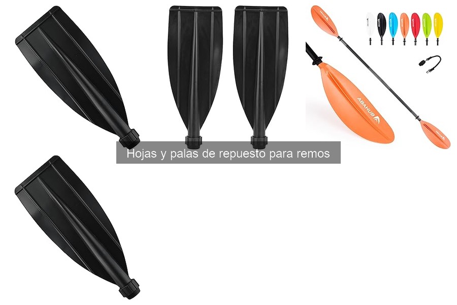 Errores al elegir hojas y palas de repuesto para remos