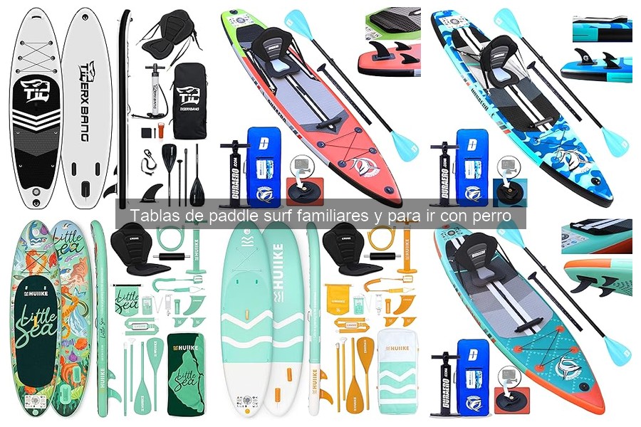 Errores al elegir tablas de paddle surf familiares