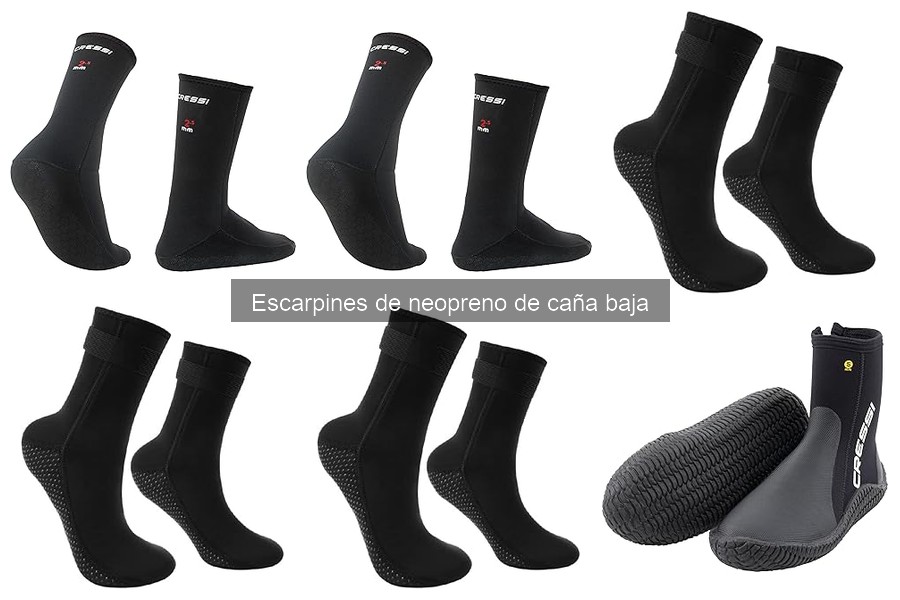 Errores comunes al comprar escarpines de neopreno de caña baja
