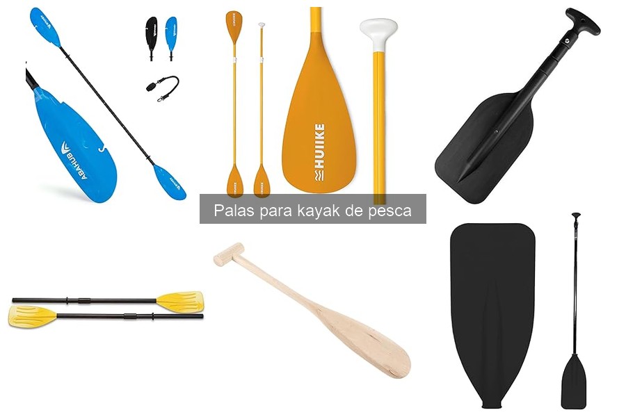 Errores comunes al elegir palas para kayak de pesca