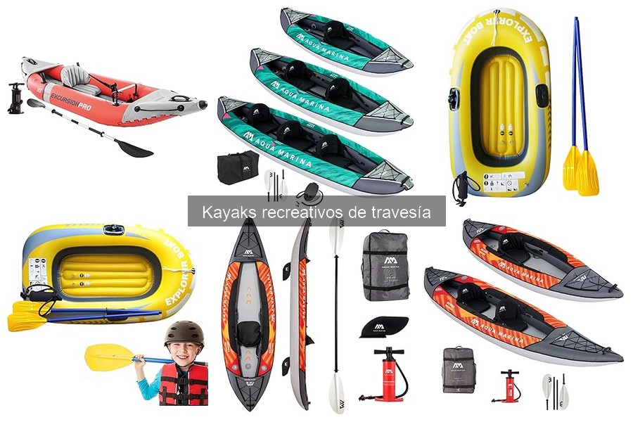 Errores comunes al usar kayaks recreativos de travesía