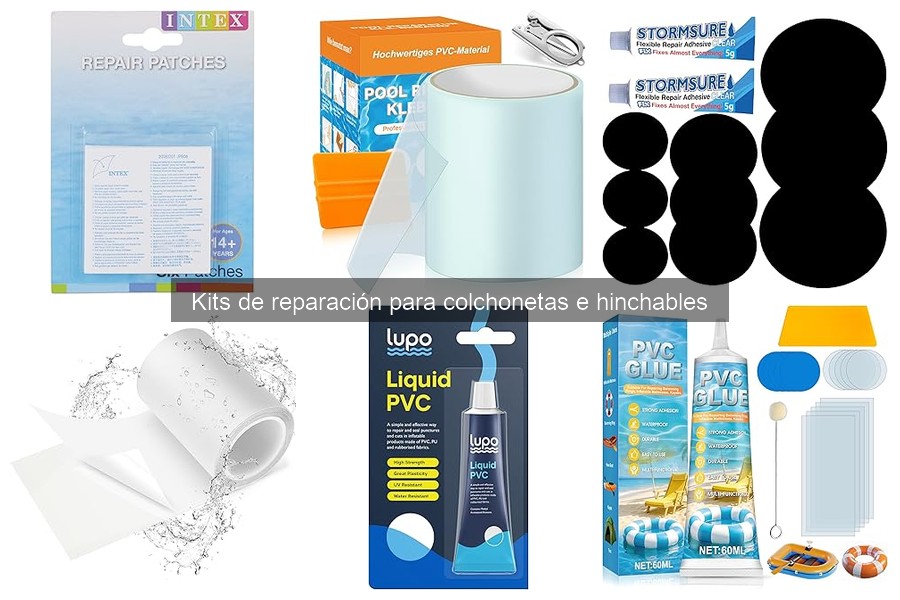 Errores comunes al usar kits de reparación para hinchables