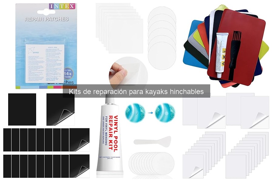 Errores comunes al usar kits de reparación para kayaks hinchables