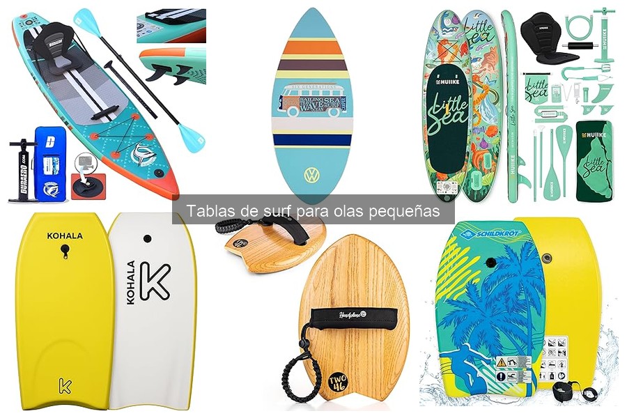 Errores comunes al usar tablas de surf para olas pequeñas