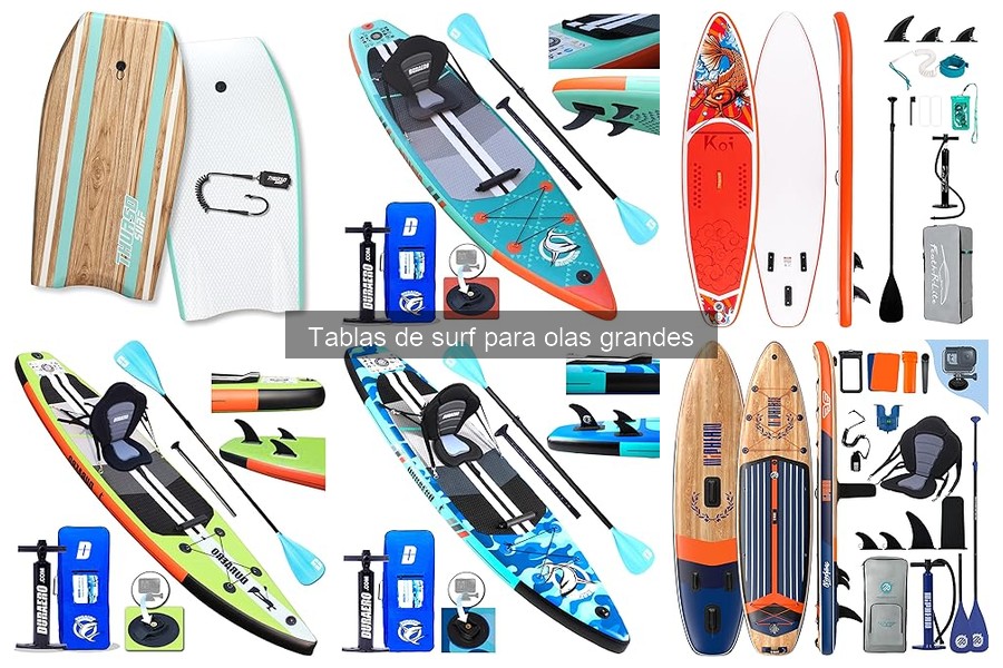 Errores comunes en tablas de surf para olas grandes