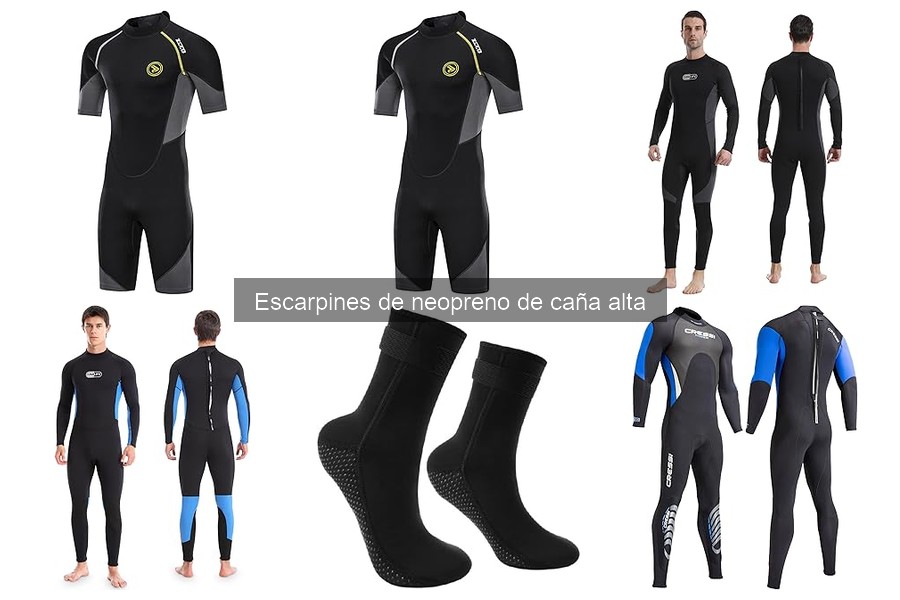 Escarpines de neopreno de caña alta: ¿Qué son y características?