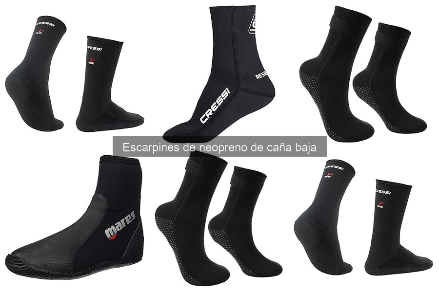Escarpines de Neopreno de Caña Baja: Características y Uso
