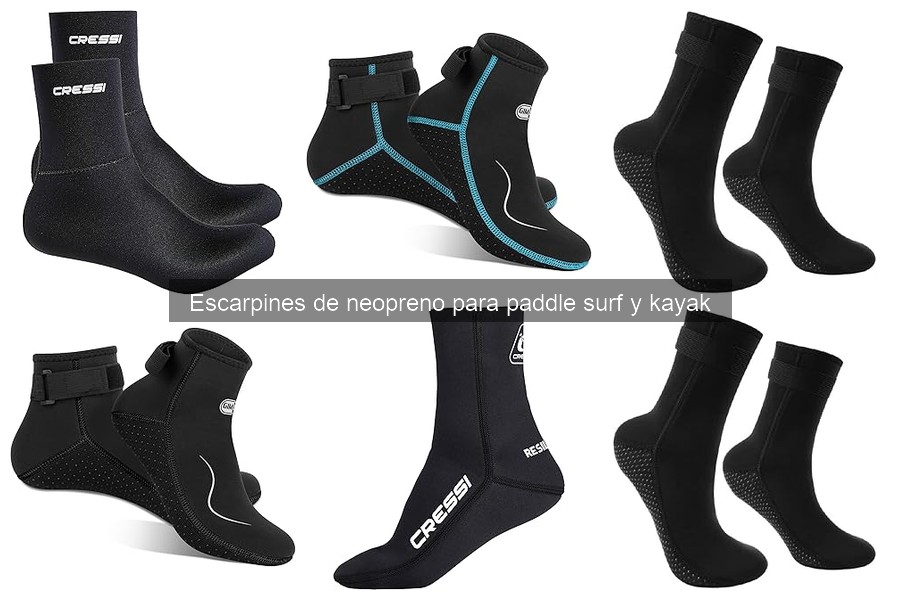 Escarpines de neopreno: ¿Qué son y su uso en paddle surf y kayak?