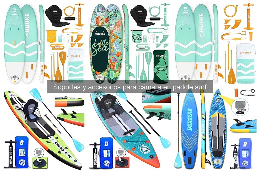 Experiencias de usuarios con soportes para cámaras en paddle surf