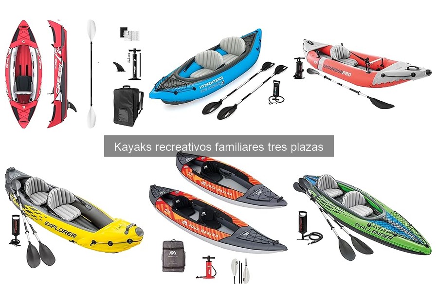 Experiencias Reales con Kayaks Recreativos de Tres Plazas