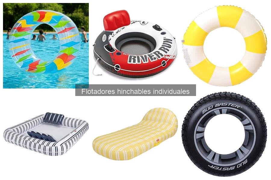 Flotadores Hinchables Individuales para Actividades Acuáticas
