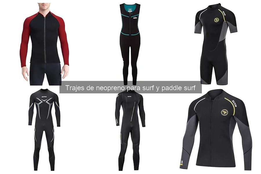 Grosor adecuado del traje de neopreno para surf y paddle surf