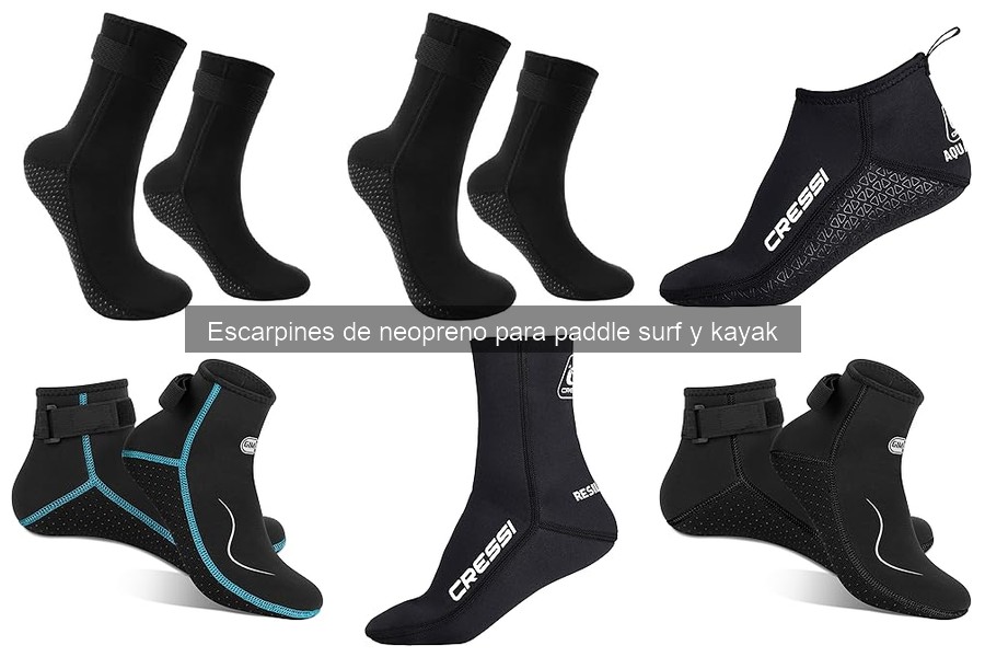 Grosor ideal de neopreno en escarpines de paddle surf y kayak
