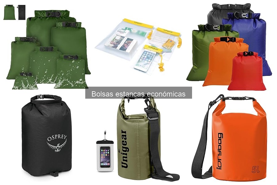 Guía de compra de bolsas estancas económicas para deportes acuáticos
