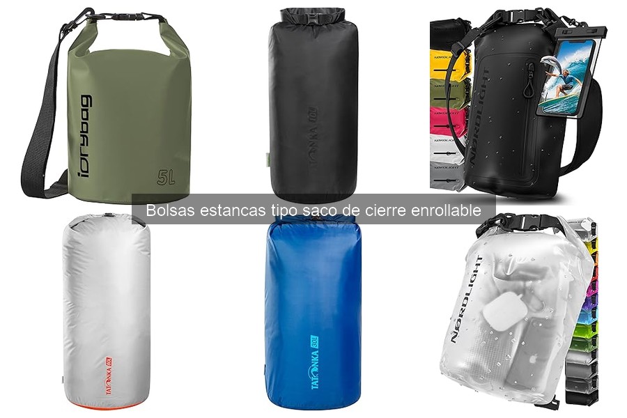 Guía de compra de bolsas estancas tipo saco enrollable