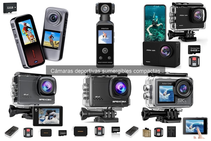 Guía de compra de cámaras deportivas sumergibles compactas