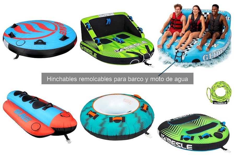 Guía de compra de hinchables remolcables para barco y moto de agua