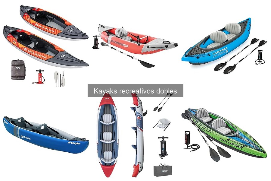 Guía de compra de kayaks recreativos dobles para disfrutar