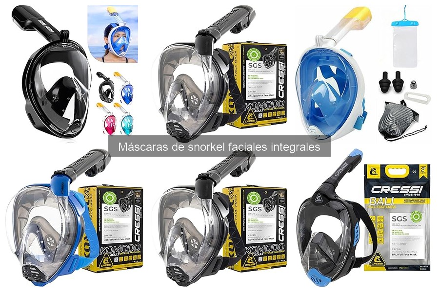 Guía de compra de máscaras de snorkel faciales integrales