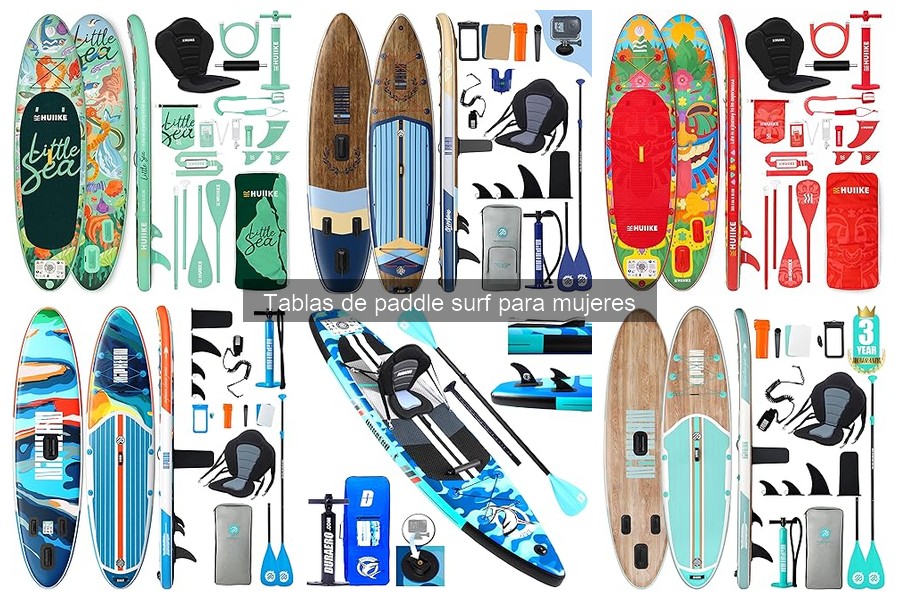 Guía de compra de tablas de paddle surf para mujeres