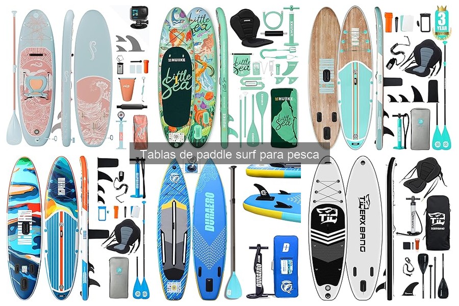 Guía de compra de tablas de paddle surf para pesca