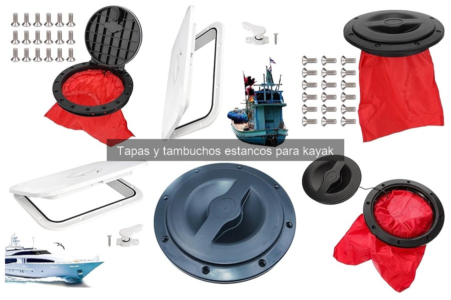 Guía de compra de tapas y tambuchos estancos para kayak