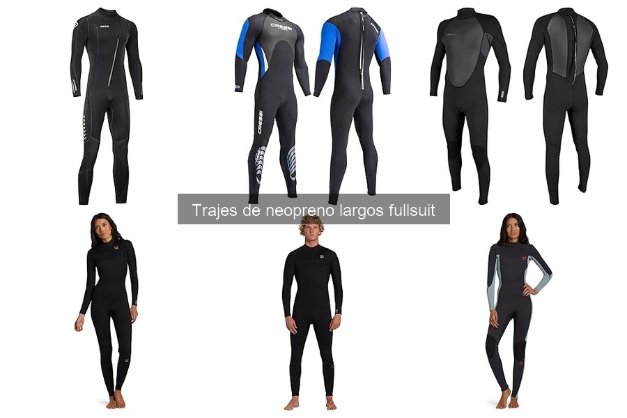 Guía de compra de trajes de neopreno largos fullsuit