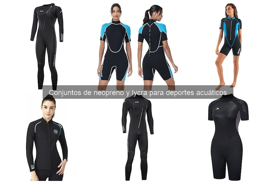 Guía de conjuntos de neopreno y lycra para deportes acuáticos