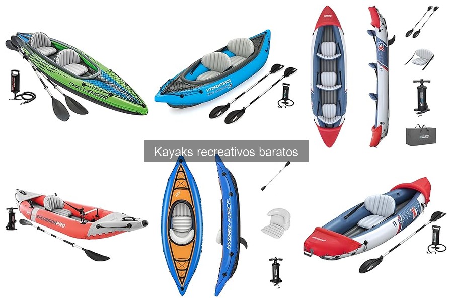 Guía de Kayaks Recreativos Baratos: Características y Usos