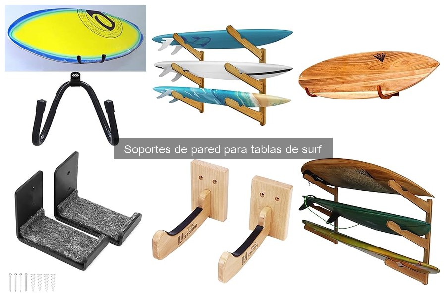 Guía de Soportes de Pared para Tablas de Surf