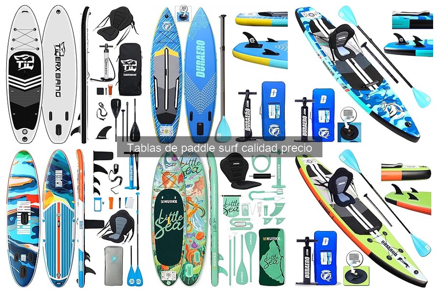 Guía de tablas de paddle surf: características y tipos