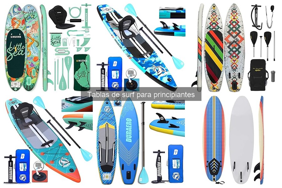 Guía de tablas de surf para principiantes: características clave