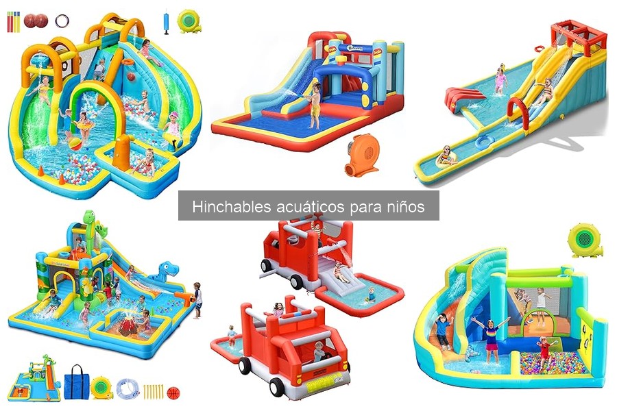 Guía para elegir hinchables acuáticos para niños