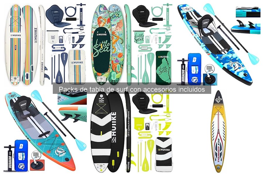 Guía para Elegir Packs de Tabla de Surf con Accesorios