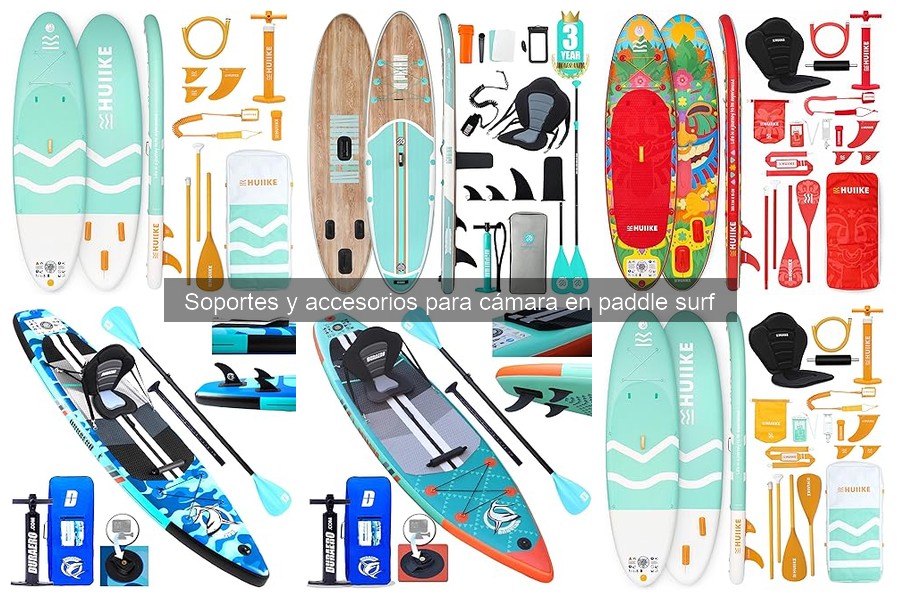 Guía sobre soportes para cámaras en paddle surf