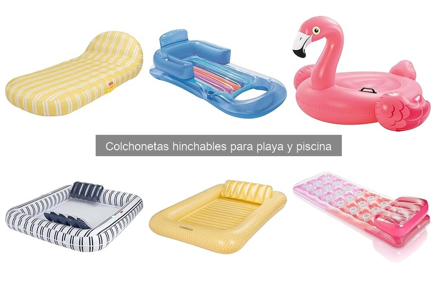 ¡Descubre las colchonetas hinchables para playa y piscina!