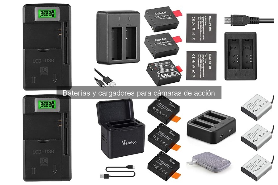 Instalación y Uso de Cargadores para Cámaras de Acción