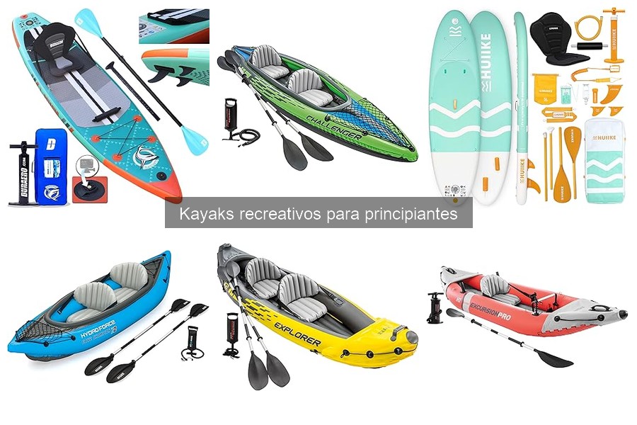 Mantén tu kayak recreativo en óptimas condiciones