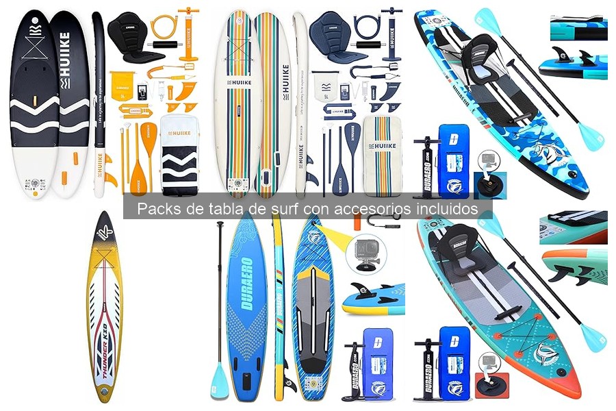 Mantenimiento de accesorios para packs de tabla de surf