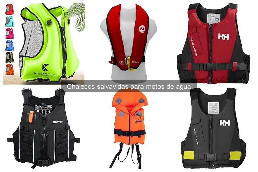 Mantenimiento de chalecos salvavidas para motos de agua