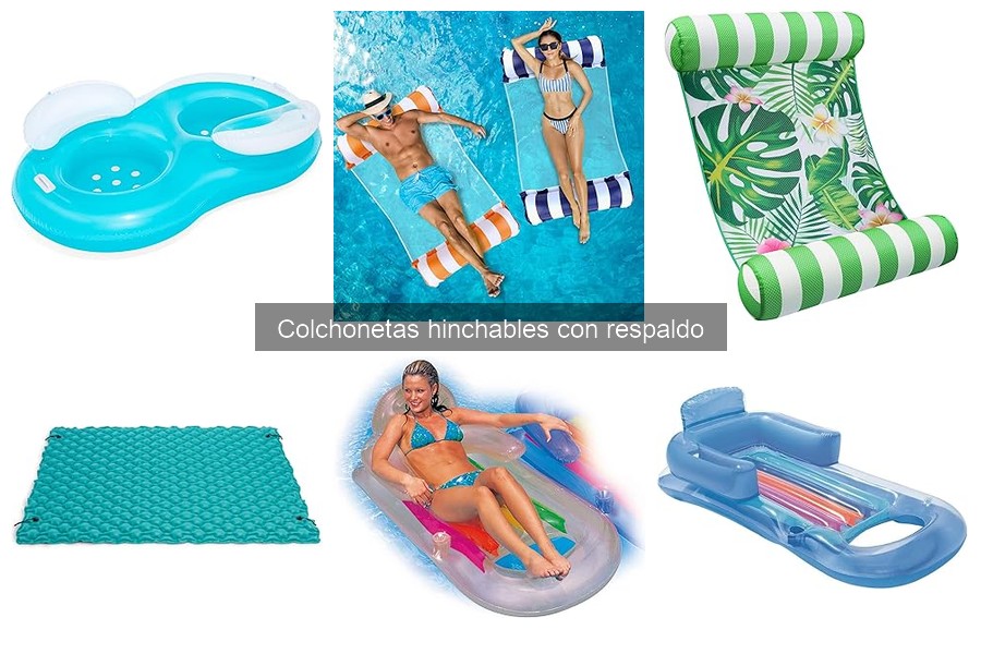 Mantenimiento de colchonetas hinchables con respaldo