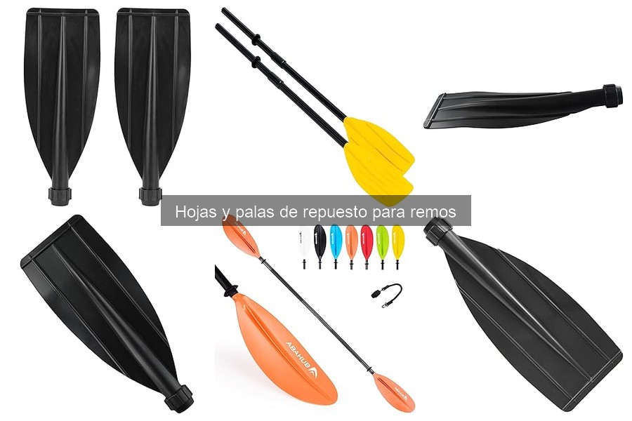 Mantenimiento de hojas y palas de repuesto para remos