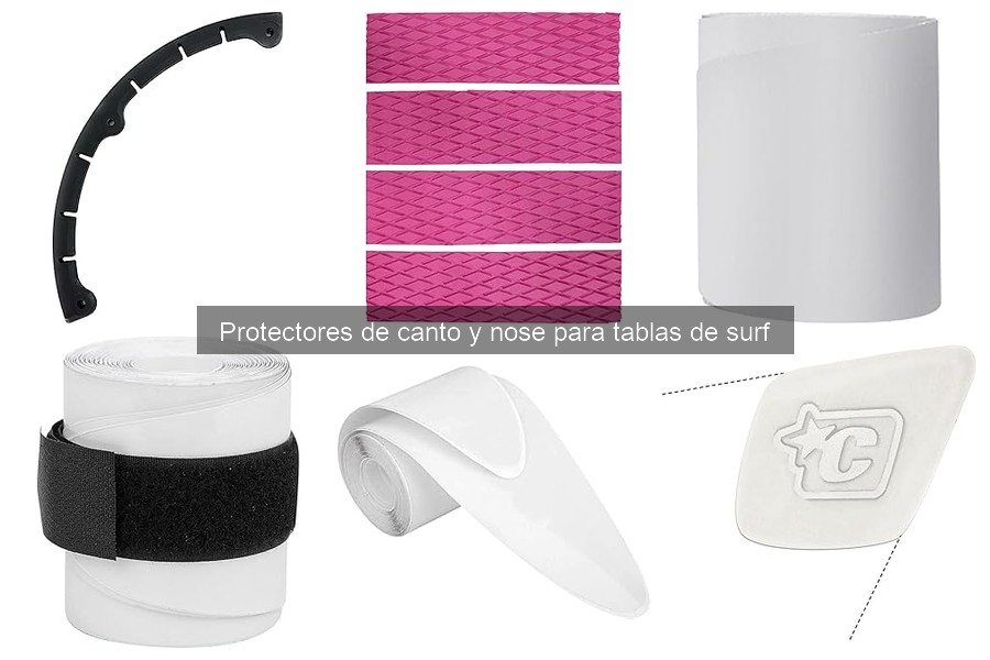 Mantenimiento de protectores de canto y nose para tablas de surf