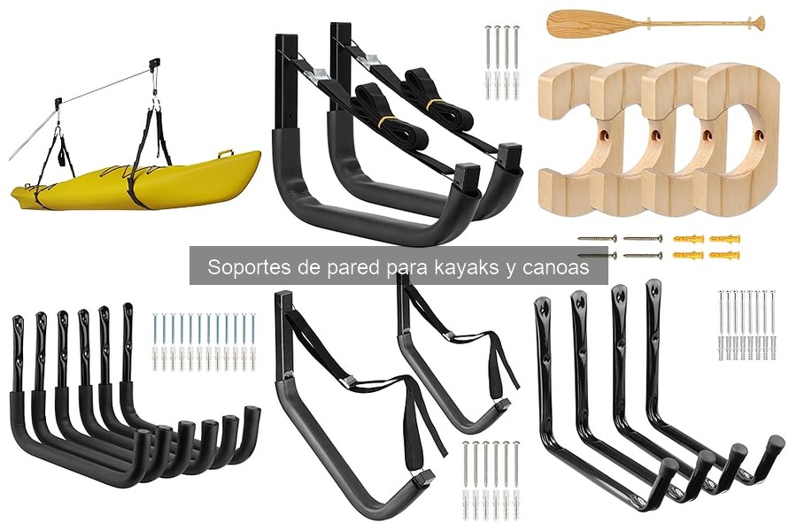 Mantenimiento de Soportes de Pared para Kayaks y Canoas