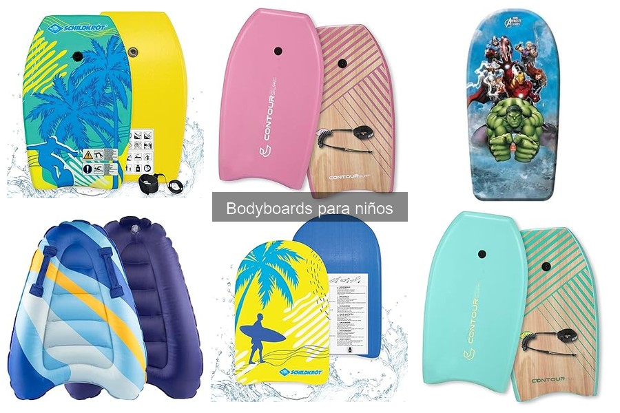 Mantenimiento y cuidado de bodyboards para niños