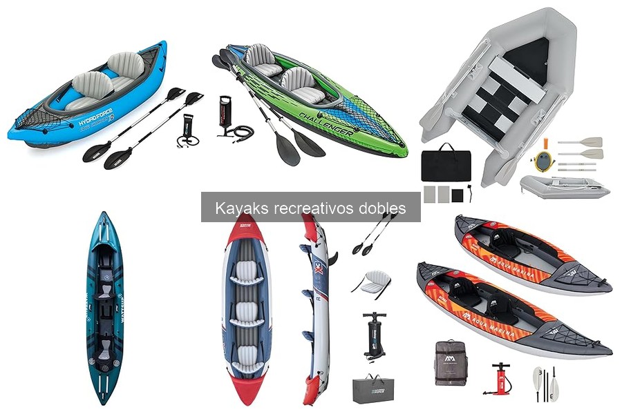 Mejor kayak recreativo doble para principiantes: Top modelos