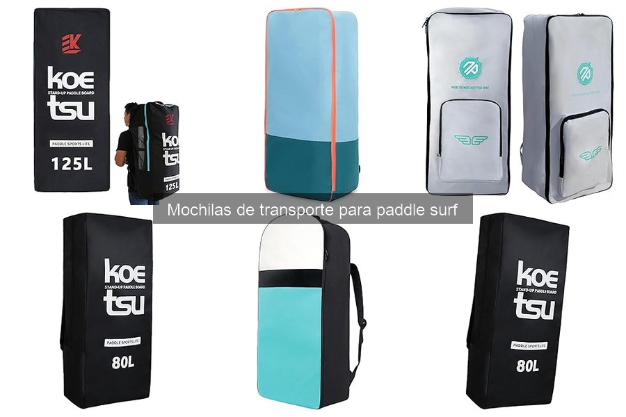 Mejora tu Paddle Surf: Accesorios para Mochilas de Transporte