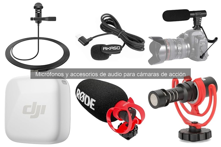 Mejores accesorios de audio para cámaras de acción